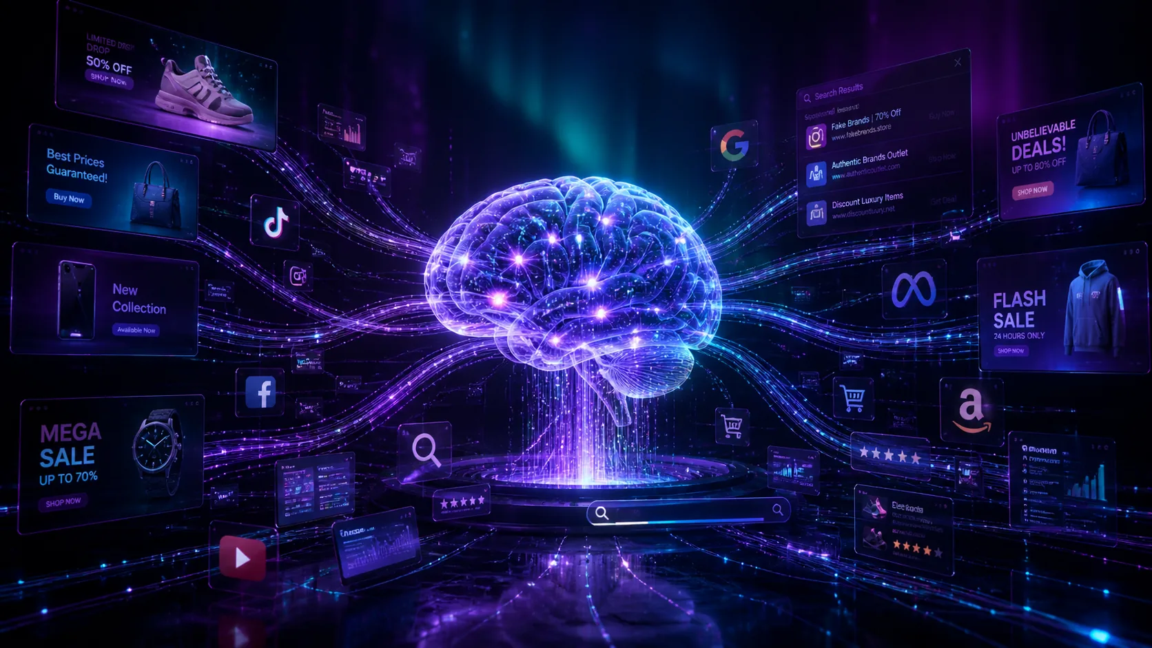 Tactive AI agent — multi-platform brand defense